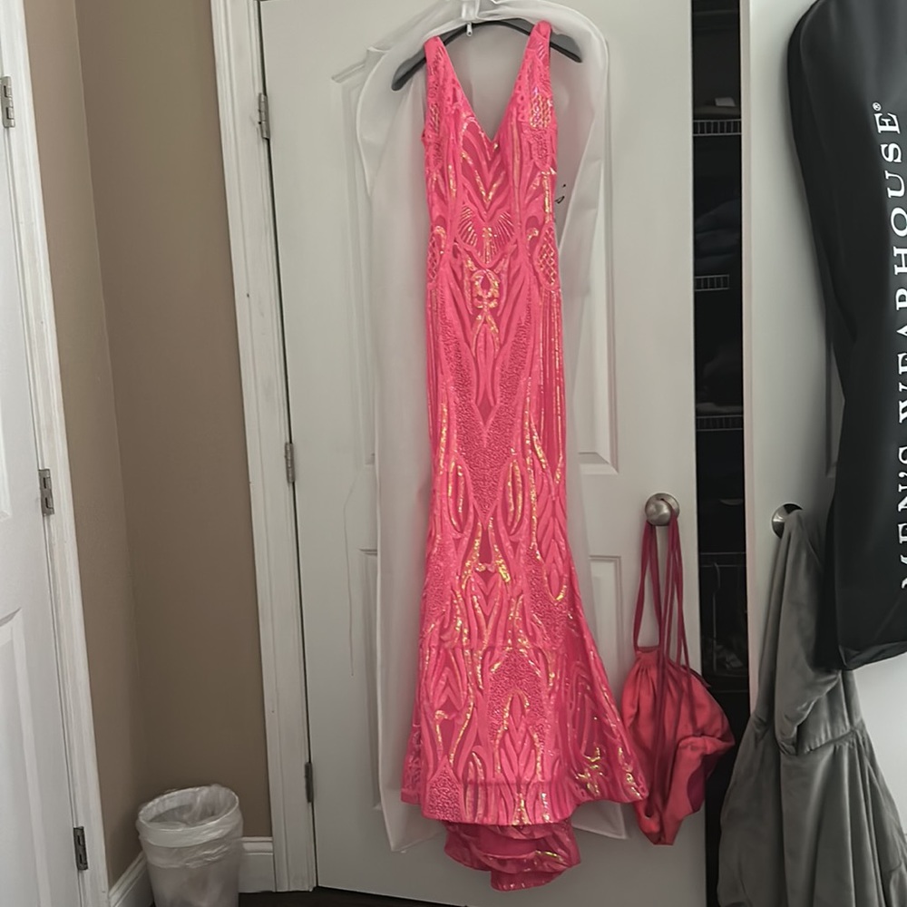 Women’s Pink Prom Dress (Jovani)
